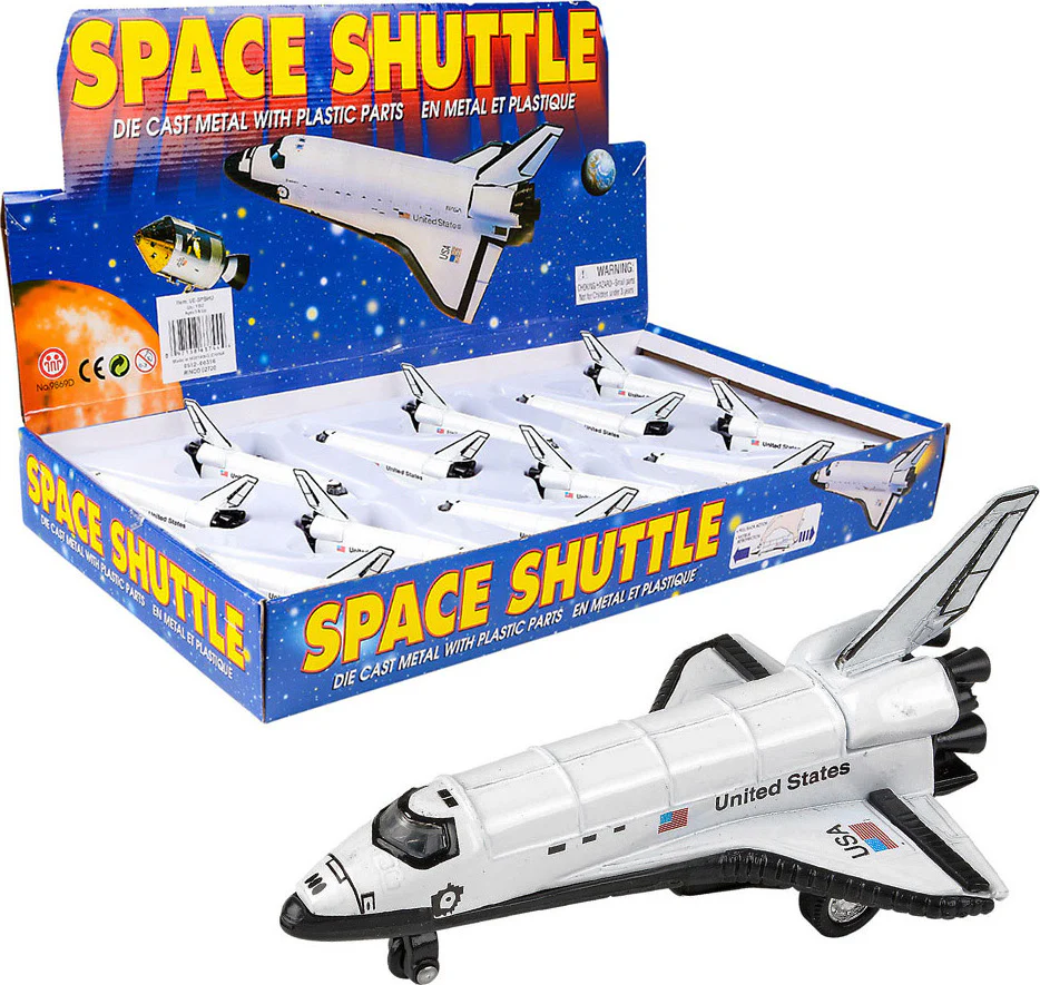 5" Die-cast Pull Back Space Shuttle - Image 2