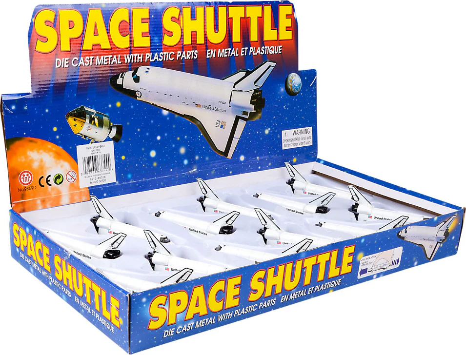 5" Die-cast Pull Back Space Shuttle - Image 4