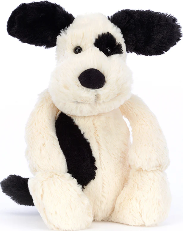 Bashful Black & Cream Puppy Original (Medium) - Image 3