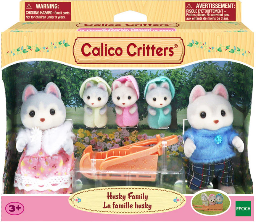 Calico Critters Husky Family - Image 2