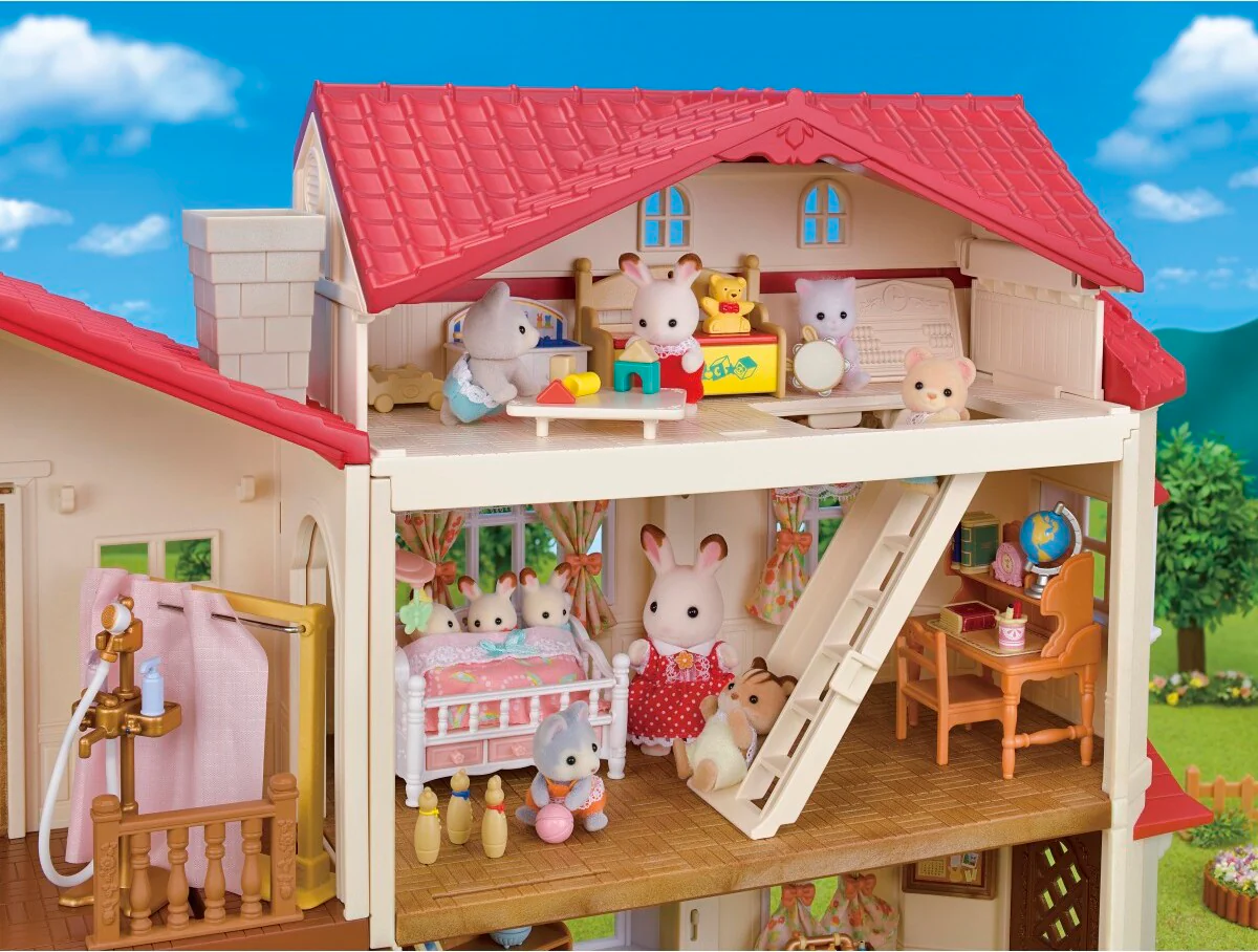 Calico Critters Red Roof Country Home Gift Set-Secret Attic Playroom - Image 10