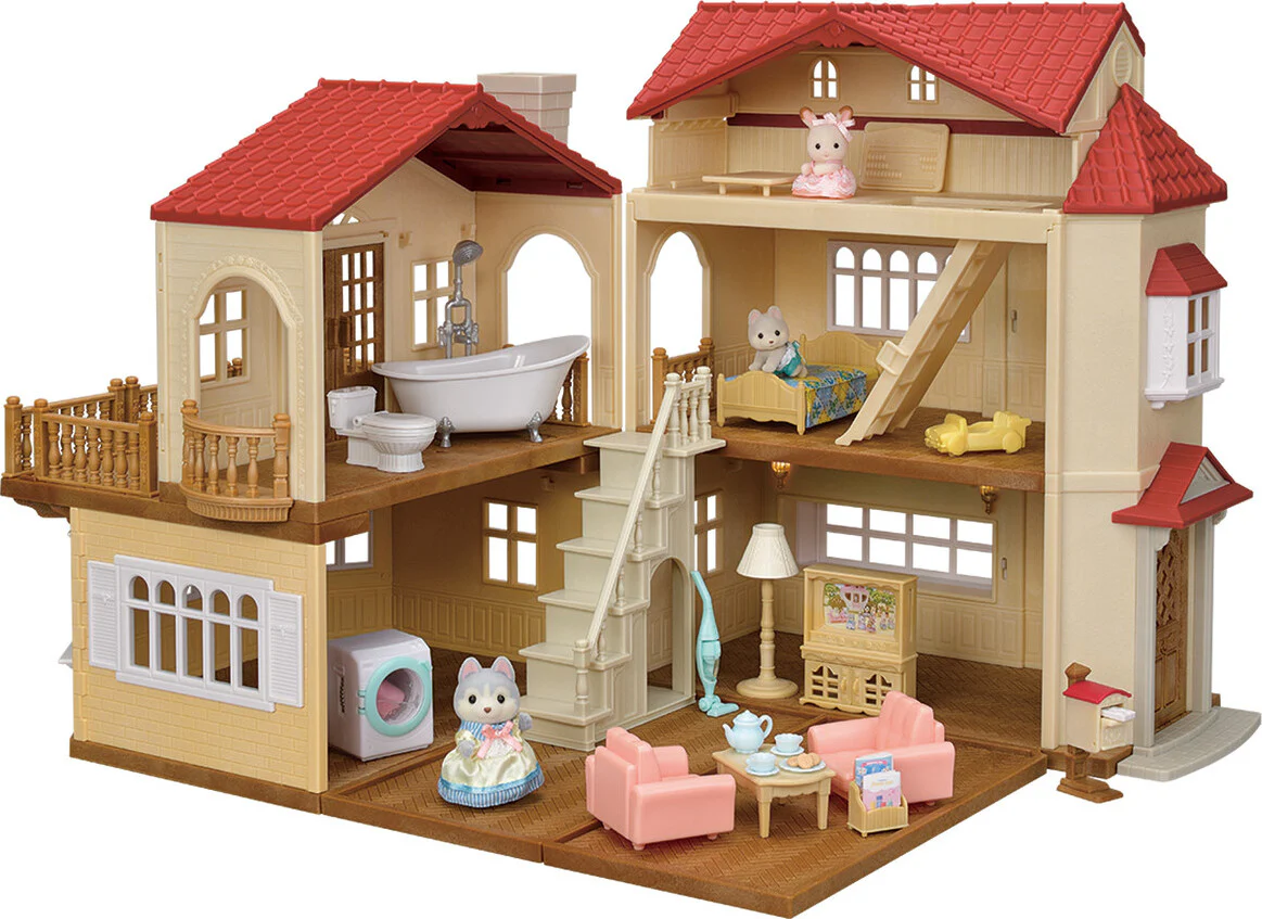 Calico Critters Red Roof Country Home Gift Set-Secret Attic Playroom - Image 2
