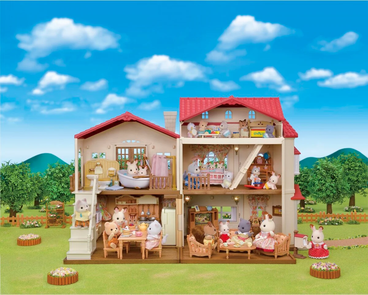 Calico Critters Red Roof Country Home Gift Set-Secret Attic Playroom - Image 9