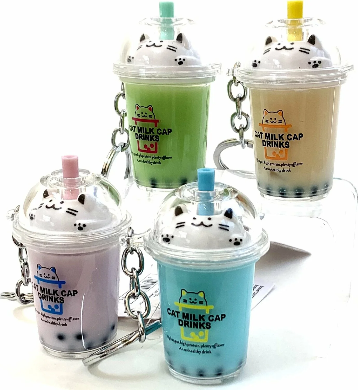 Cat Boba Tea Charm-12 - Image 2