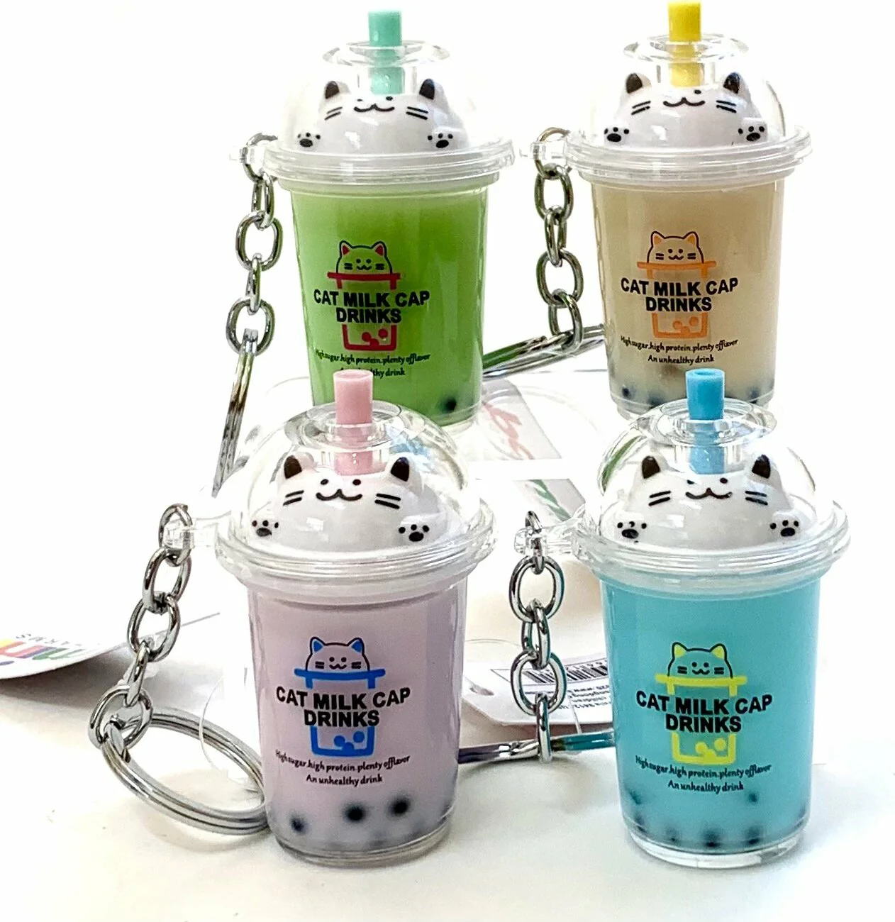 Cat Boba Tea Charm-12 - Image 3