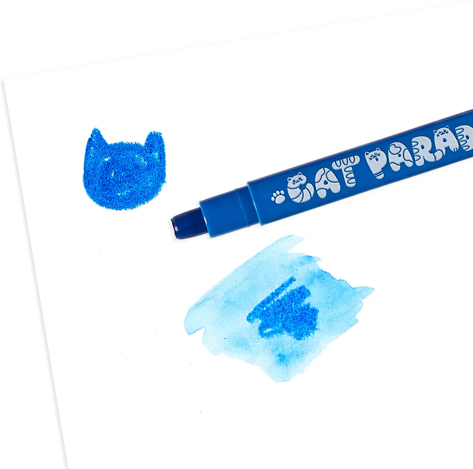 Cat Parade Twist-Up Watercolor Gel Crayons - Set of 12 - Image 3