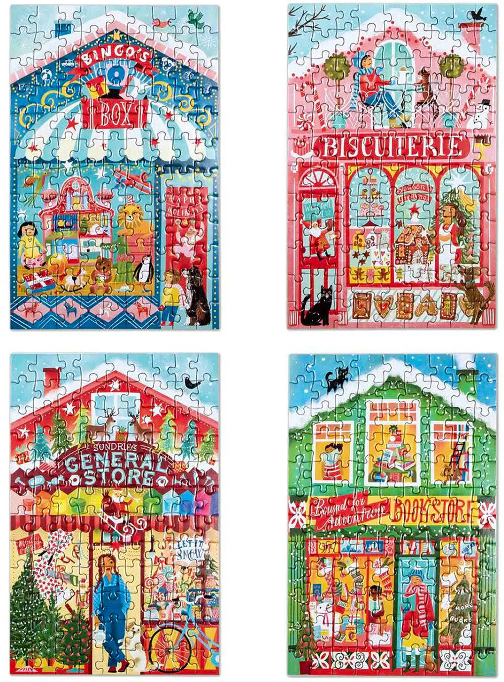 Christmas Market 100 Piece Puzzle - Image 3