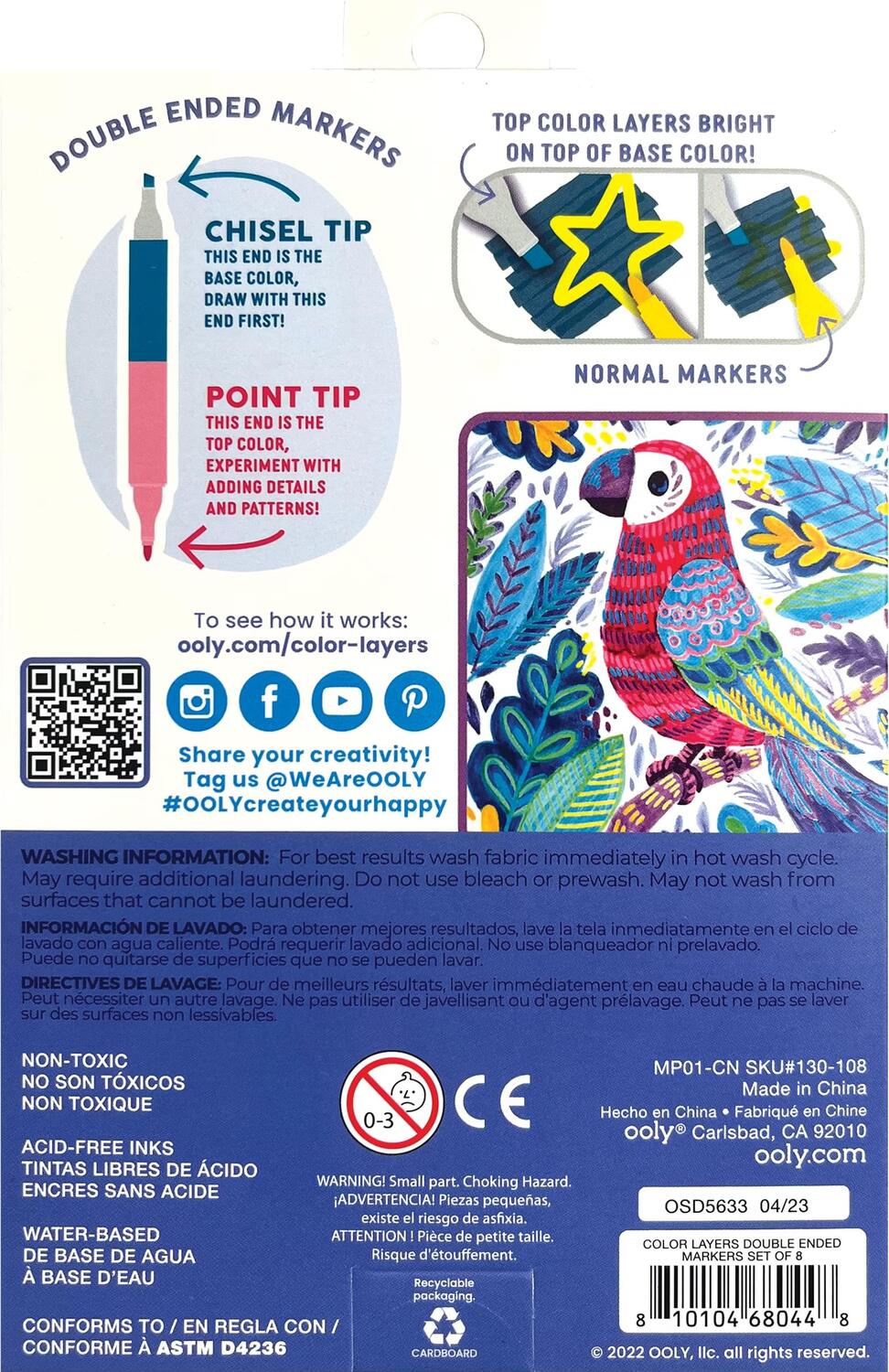 Color Layers Double-Ended Layering Markers (Set of 8 / 16 Colors) - Image 2