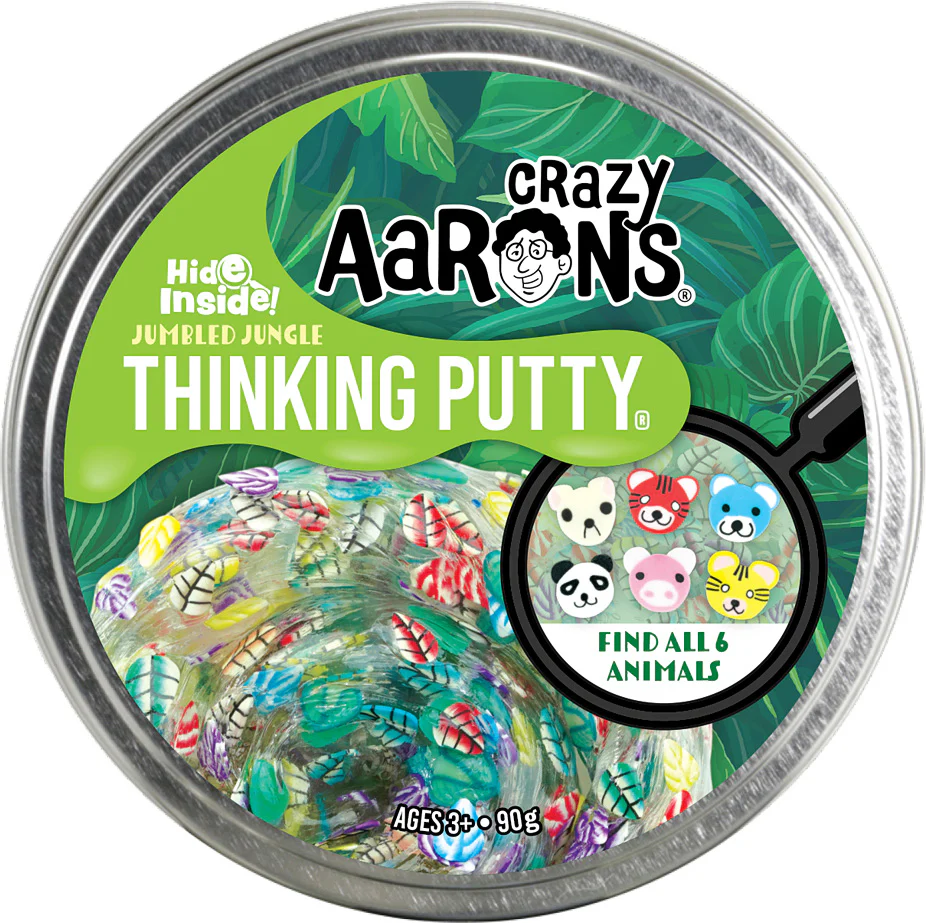 Crazy Aarons Hide Inside! Jumbled Jungle Thinking Putty - Image 2