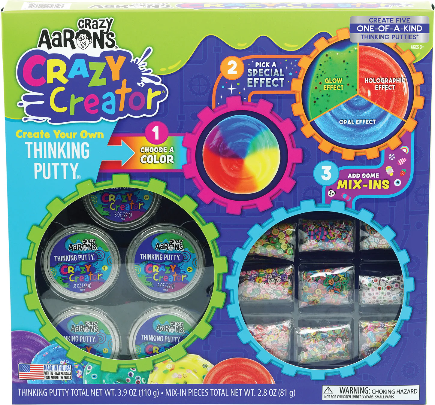 Crazy Aaron's Crazy Creator - Create Your Own Thinking Putty Kit - Image 2