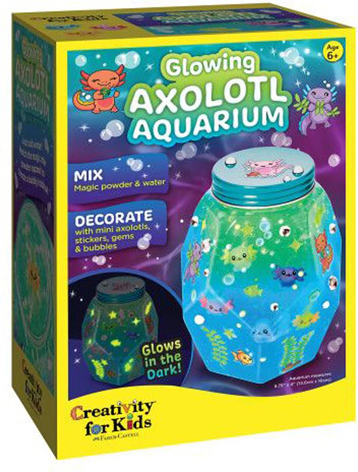 Creativity for Kids Glowing Axolotl Aquarium Kit - Image 4