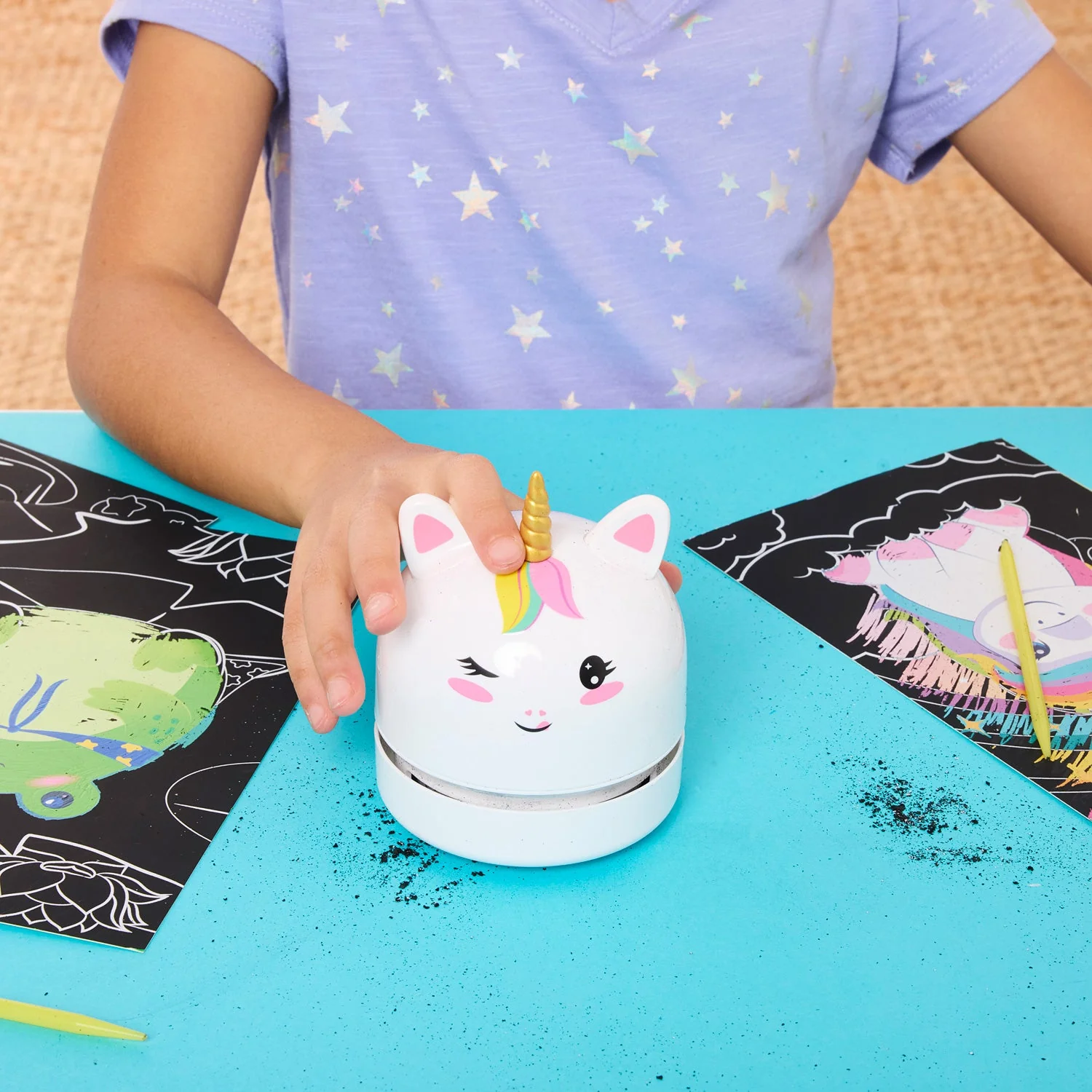 Creativity for Kids Deluxe Scratch Art with Mini Vacuum - Image 6