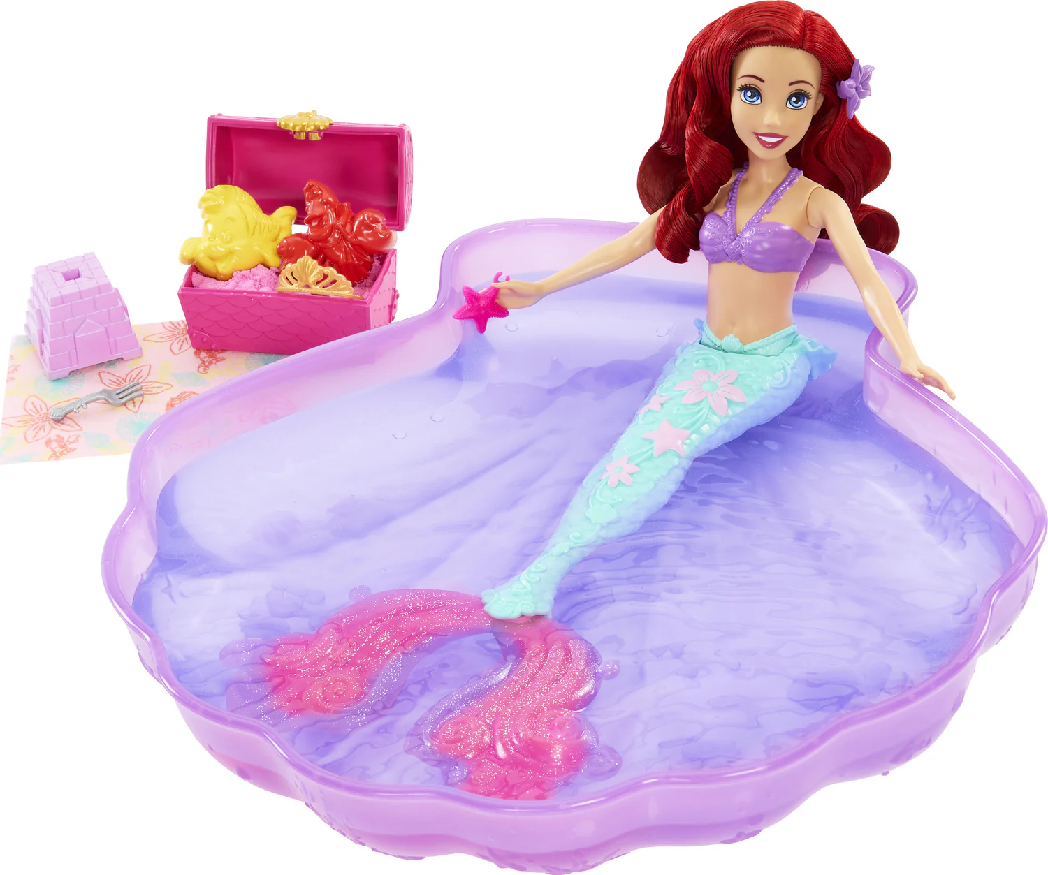 Disney Princess Sand and Swim Ariel Fashion Doll - Image 5