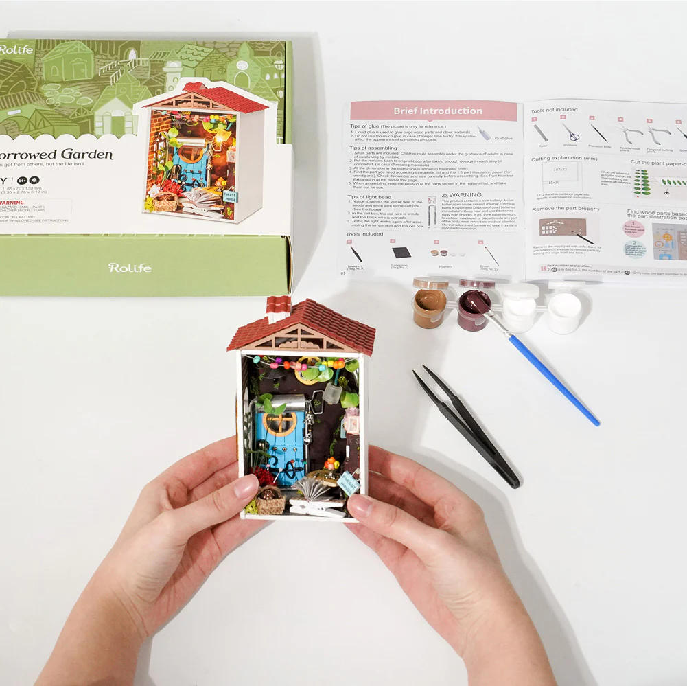DIY Miniature House Kit: Borrowed Garden - Image 3