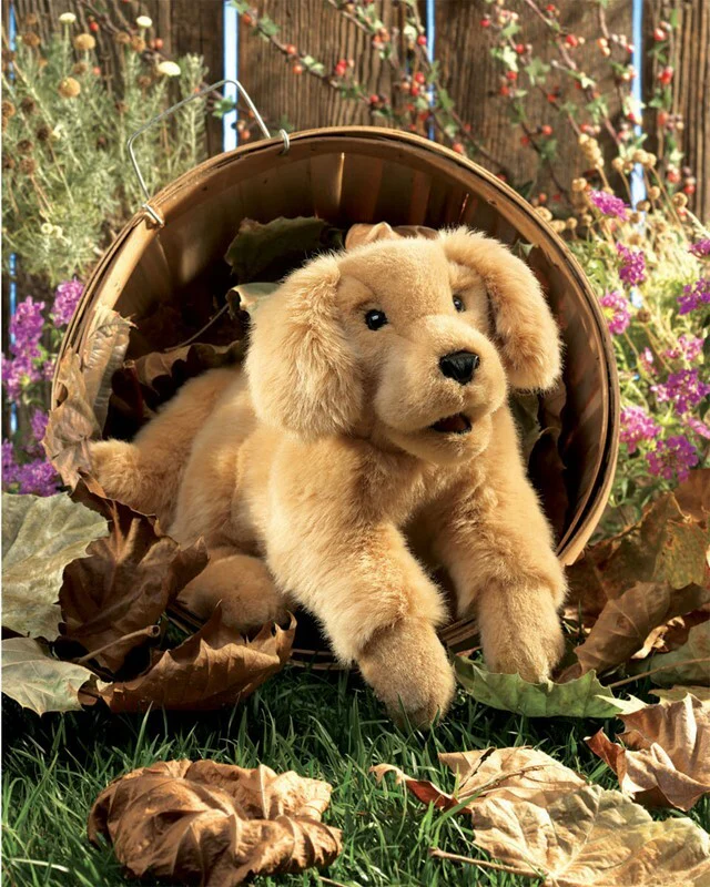 Golden Retriever Puppy Hand Puppet - Image 2
