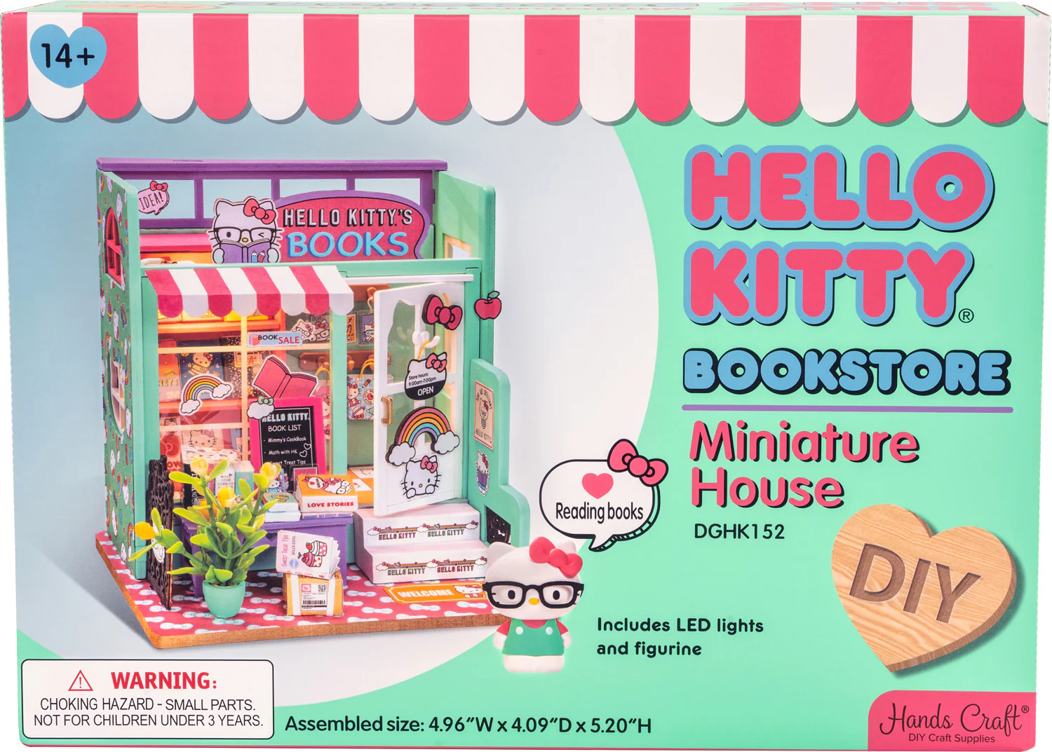 Hello Kitty Bookstore DIY Miniature House Kit - Image 3