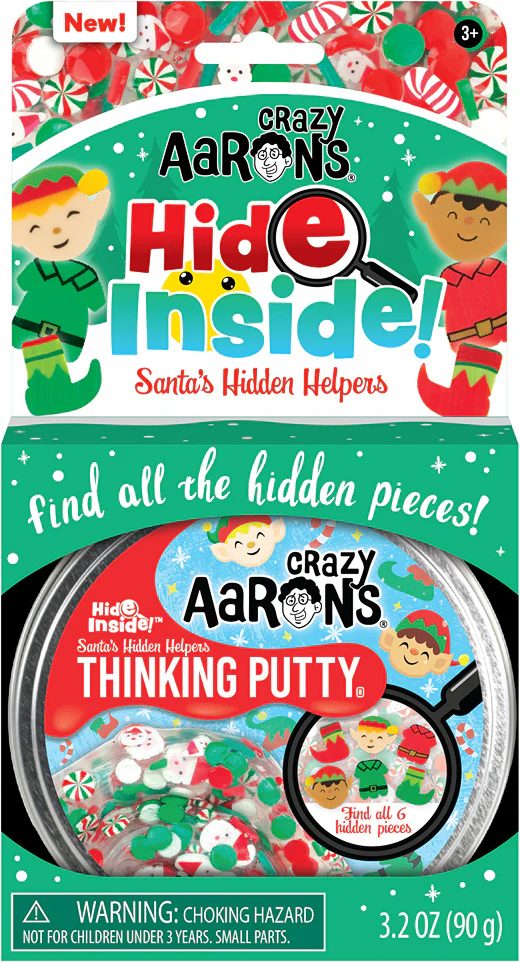 Hide Inside! Santas Hidden Helpers Thinking Putty - Image 2
