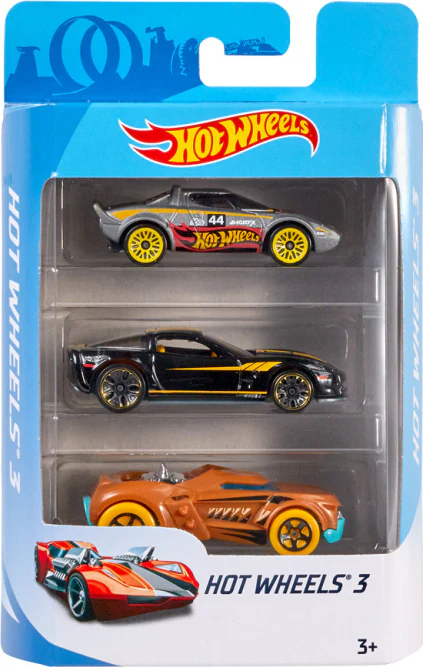 Hot Wheels - Basic Car 3-Pack