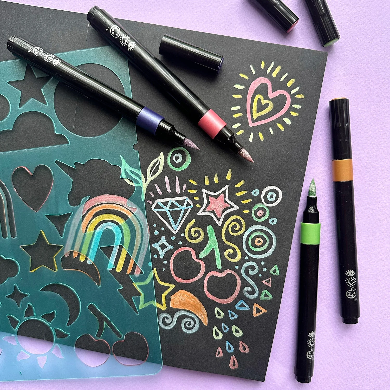iHeartArt Metallic Dreams Doodle Pad - Image 3