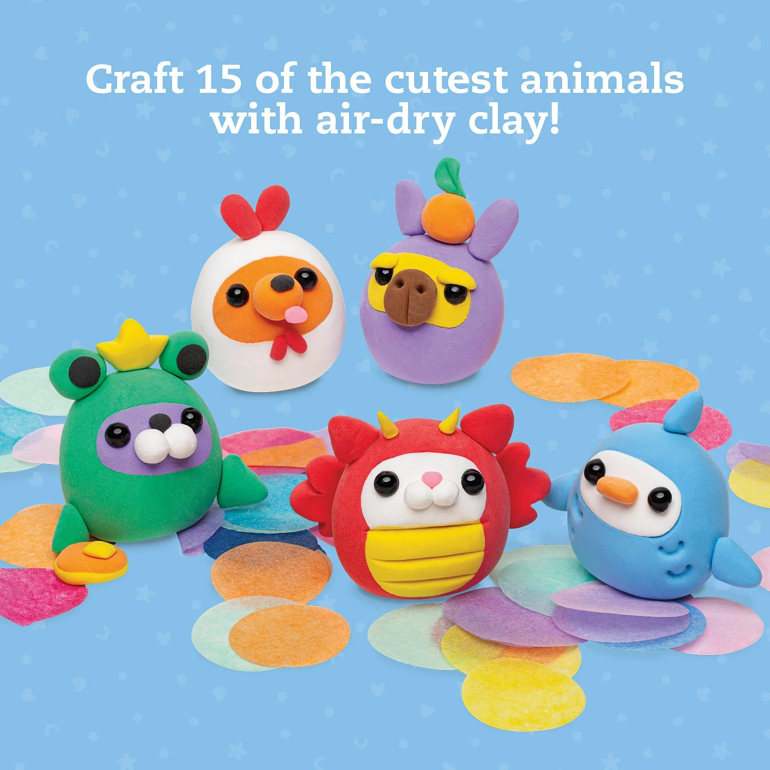 KLUTZ Air-Dry Clay Animal Party! - Image 3