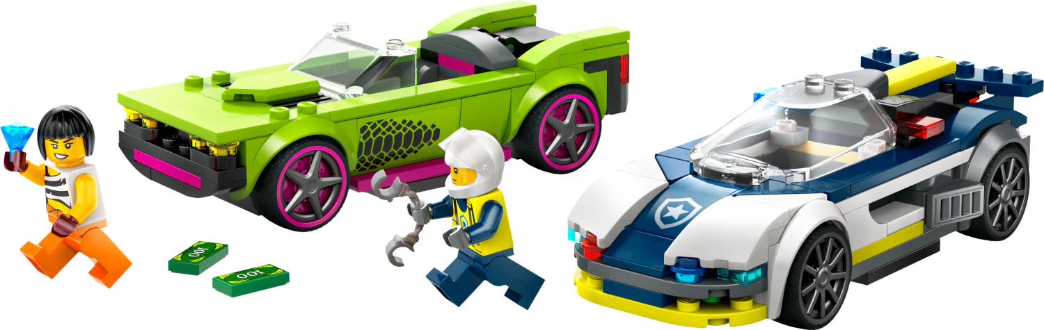 LEGO® City Police: Police Car and Muscle Car Chase - Image 9