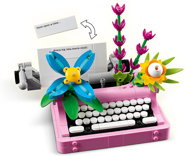 LEGO CREATOR Typewriter with Flowers - Image 5