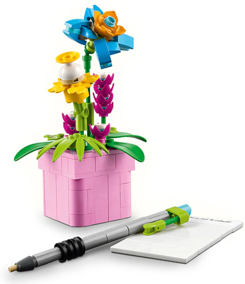 LEGO CREATOR Typewriter with Flowers - Image 6