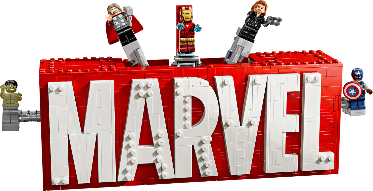 LEGO Super Heroes Marvel: MARVEL Logo & Minifigures - Image 2