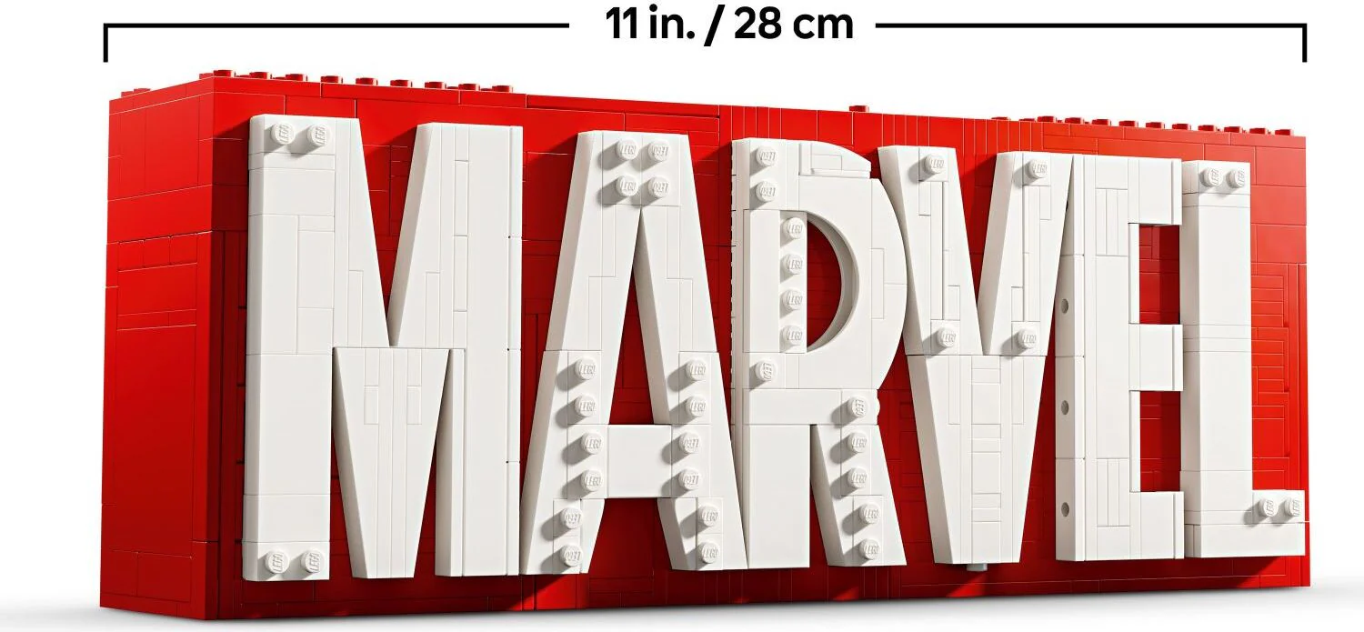 LEGO Super Heroes Marvel: MARVEL Logo & Minifigures - Image 7