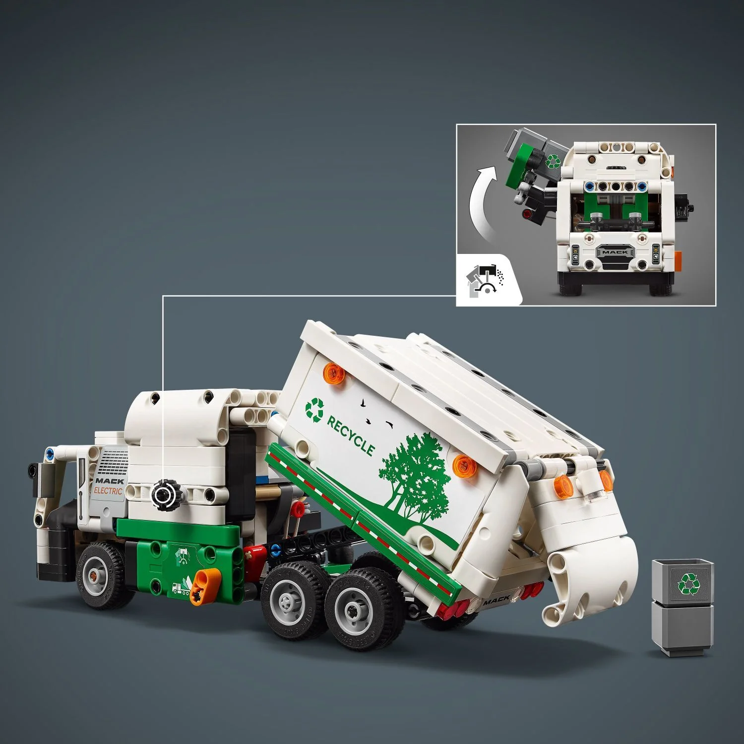 LEGO Technic: Mack® LR Electric Garbage Truck - Image 3