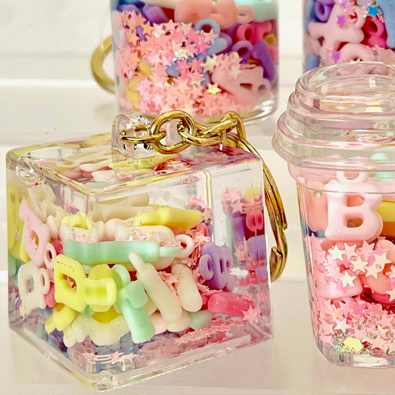 Letter Floaty Key Charm (assorted) - Image 5