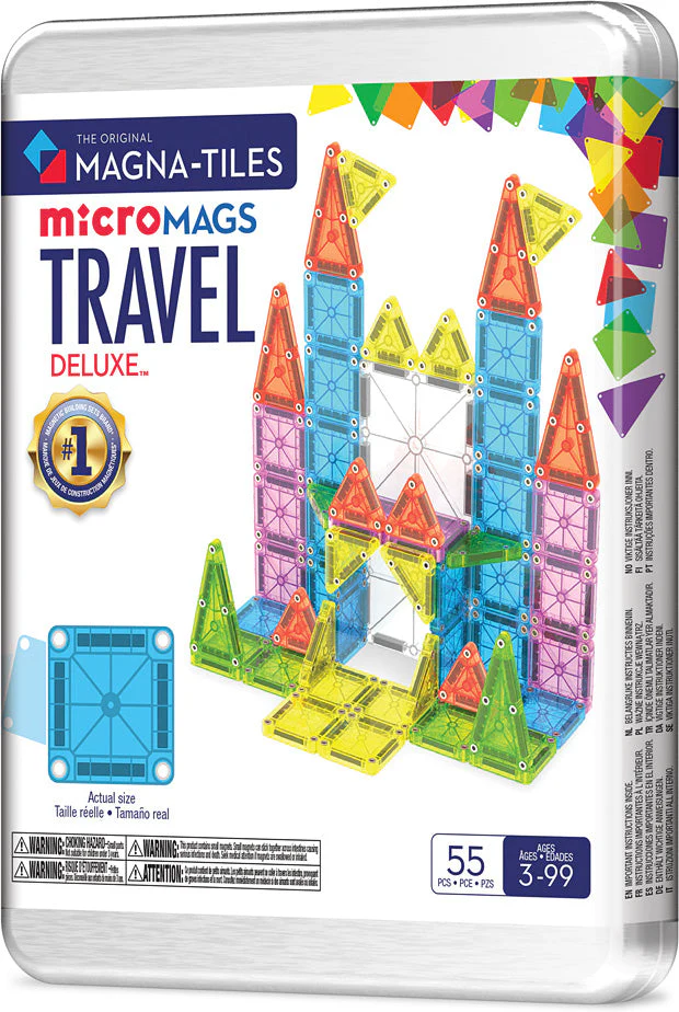 Magna-Tiles microMags Travel Deluxe 55 Piece Set - Image 8