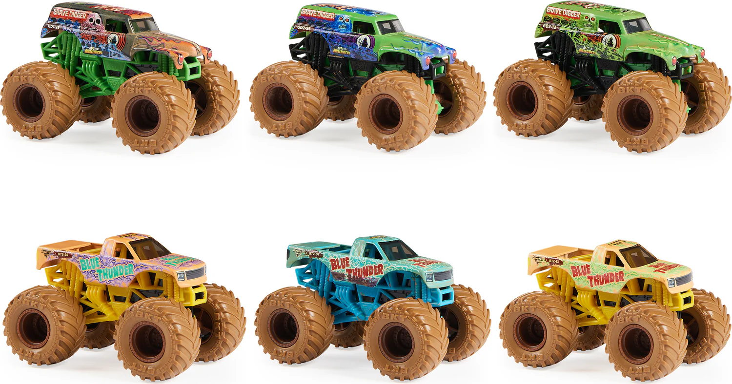 Monster Jam , Mystery Mudders, Official Die-Cast Monster Truck 1:64 Scale (Styles Will Vary) - Image 6