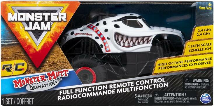 Monster Jam, Remote Control Monster Truck, 1:24 Scale - Image 3