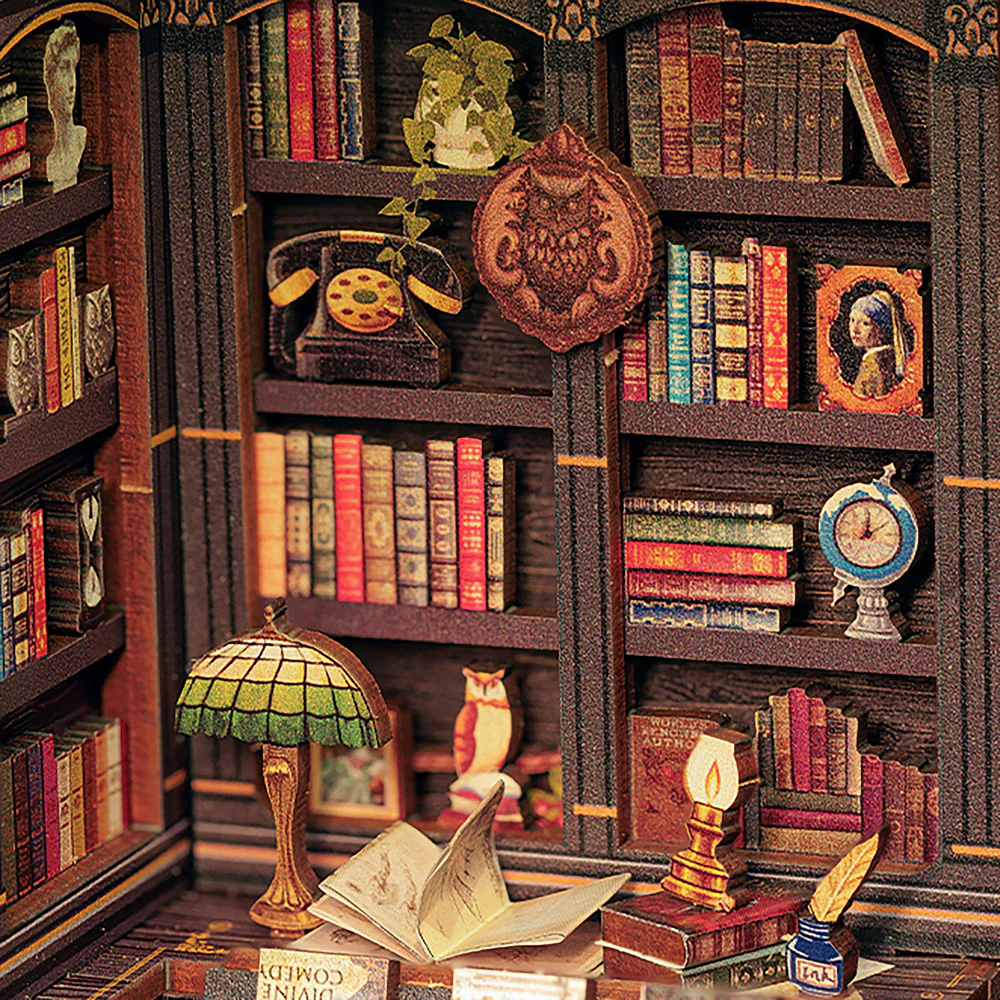 Owl Bookstore DIY Book Nook Kit - Image 2
