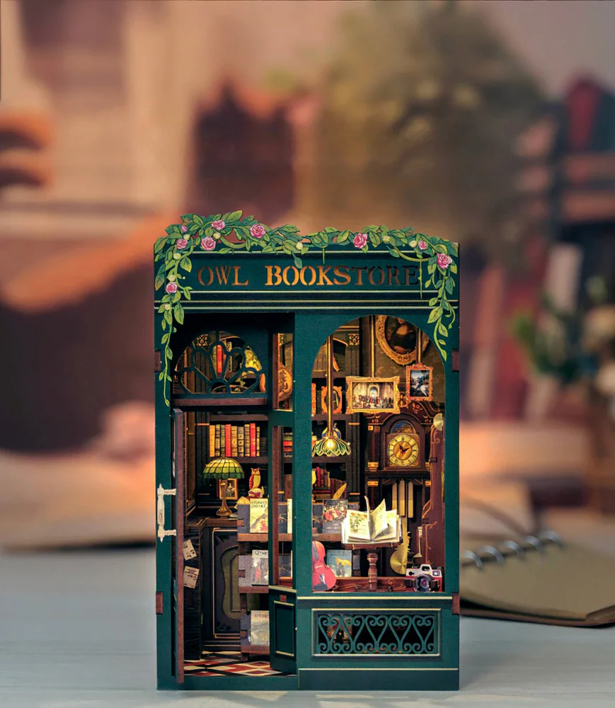 Owl Bookstore DIY Book Nook Kit - Image 5