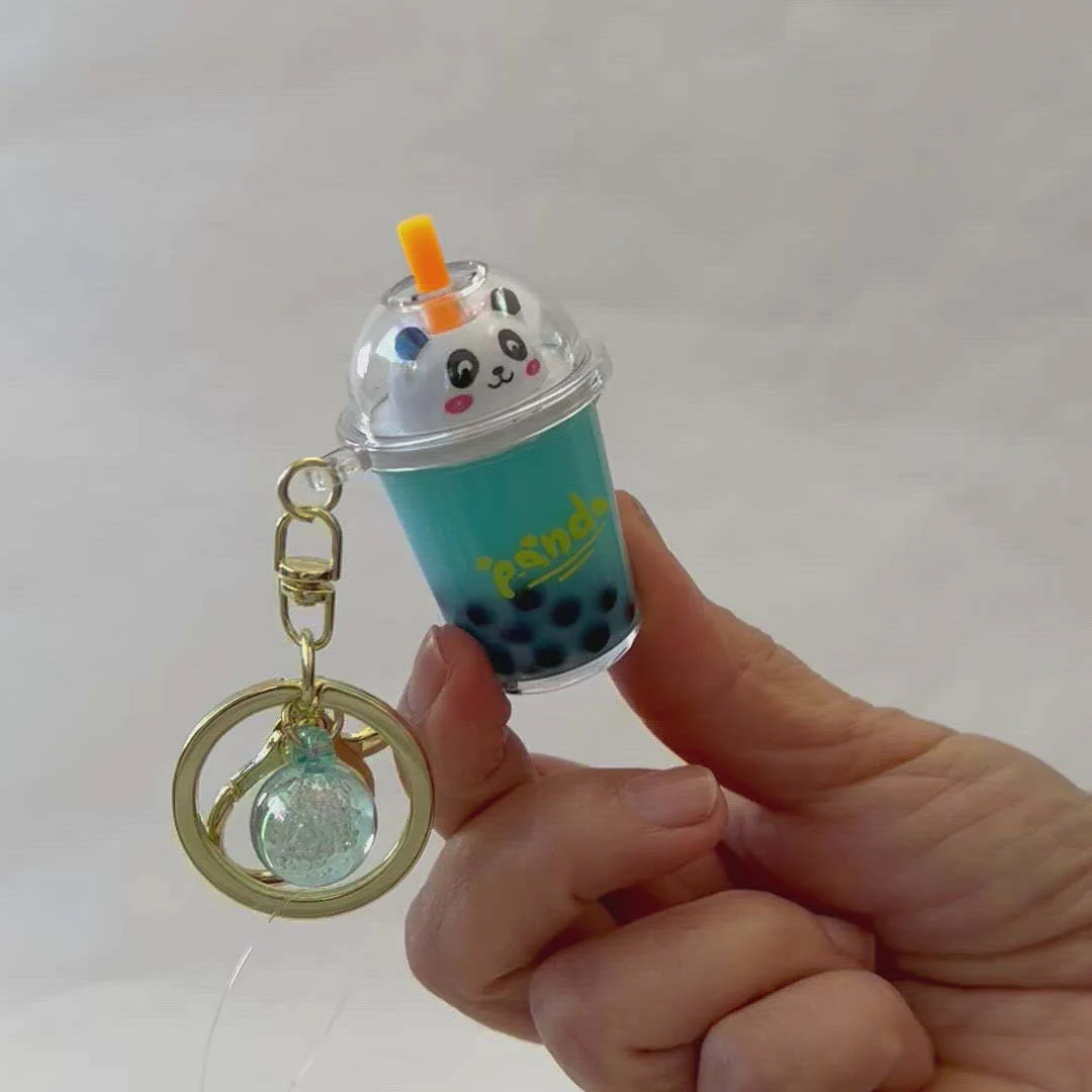 Panda Boba Tea Floaty Key Charm (assorted) - Image 2