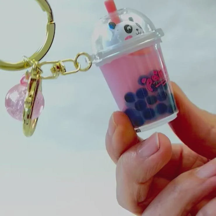 Panda Boba Tea Floaty Key Charm (assorted) - Image 5