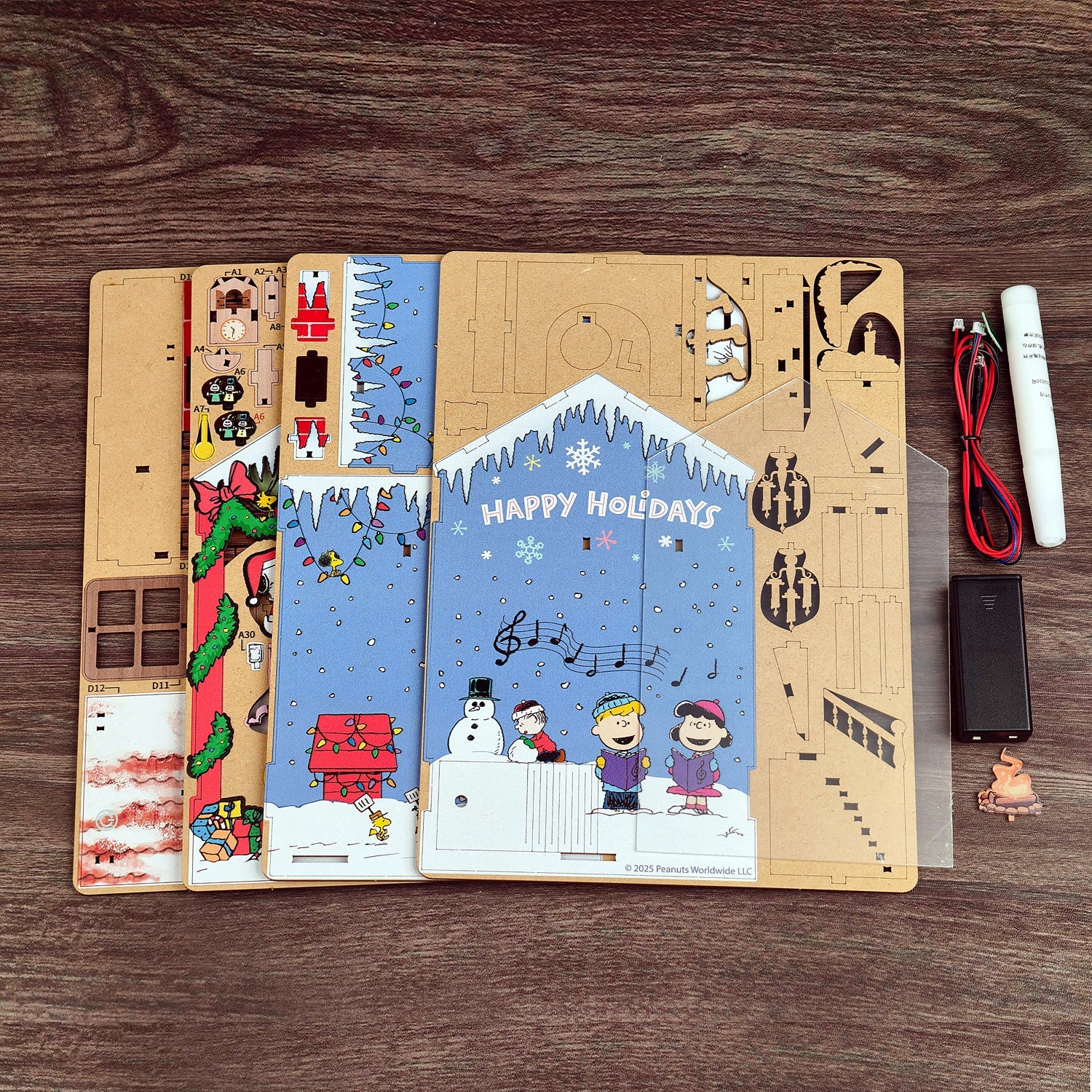 Peanuts Christmas DIY Book Nook Kit - Image 5