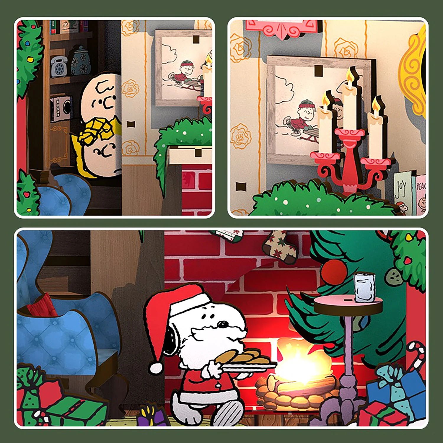 Peanuts Christmas DIY Book Nook Kit - Image 6