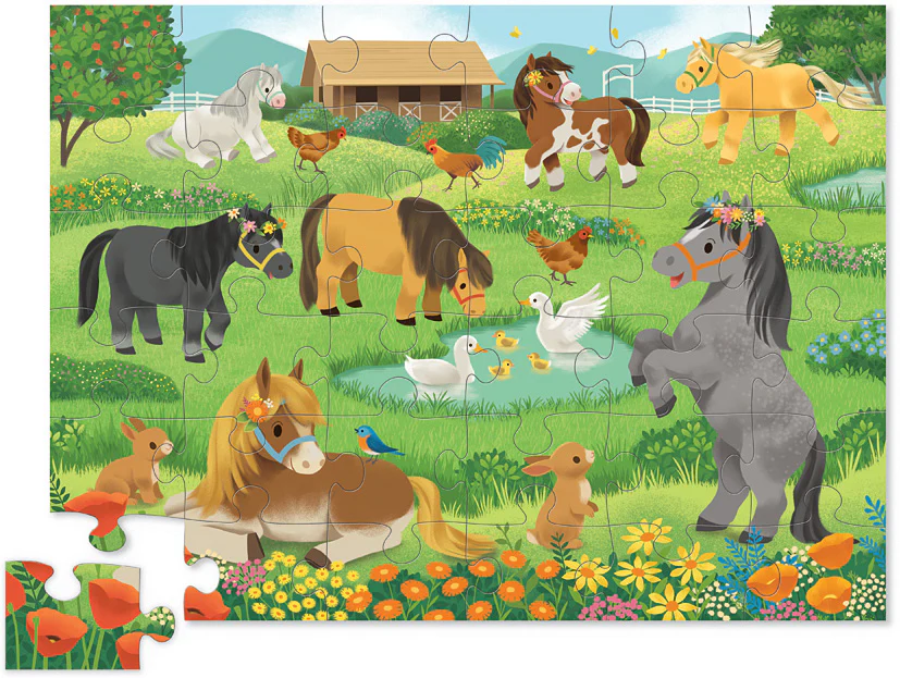 Pretty Ponies Floor Puzzle - Image 2