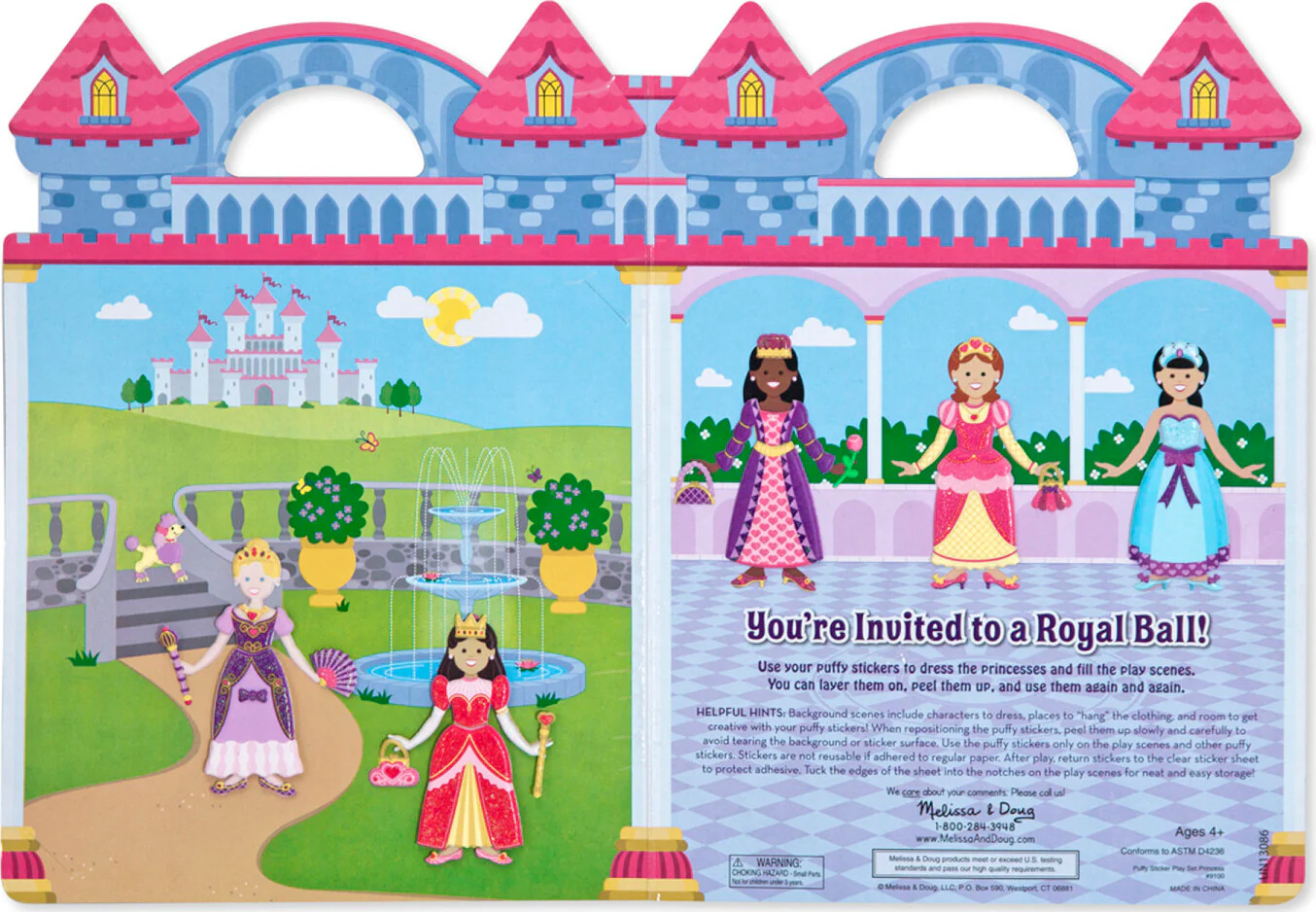 Puffy Stickers Play Set: Princess - Image 8
