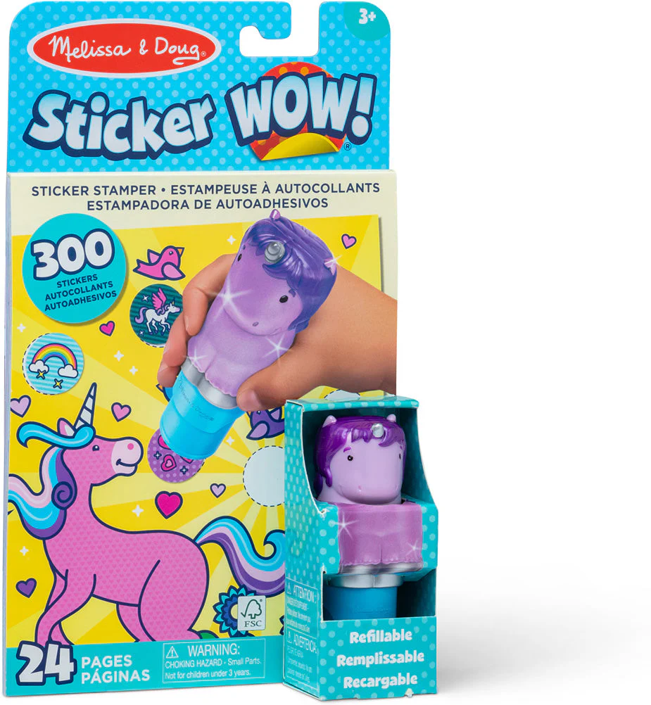 Sticker WOW! Activity Pad & Sticker Stamper - Purple Unicorn - Image 3